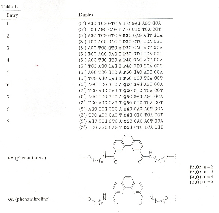 double-string hybrids of phenanthrene and phenanthroline